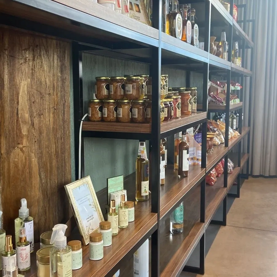 Produtos regionais do empório